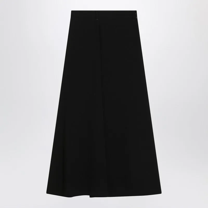 Balenciaga Draped black skirt in crêpe sold by Lord & Taylor product image thumbnail 2