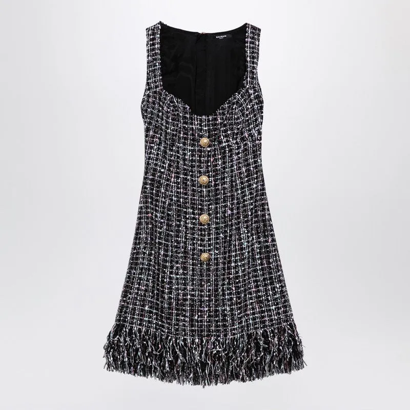 Balmain Tweed mini dress with buttons sold by Lord & Taylor