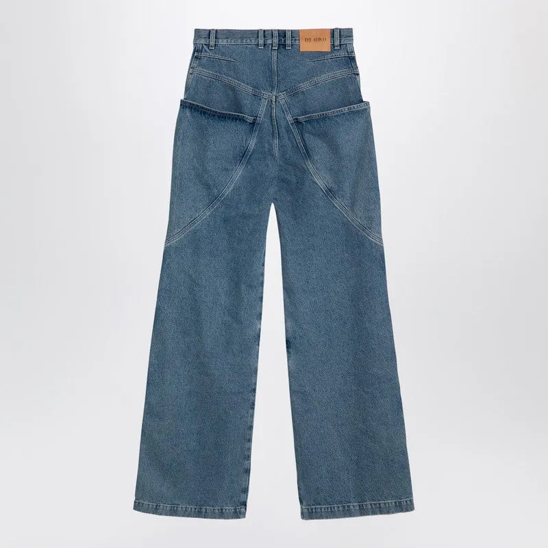 The Attico Sky Blue baggy jeans with large pockets sold by Lord & Taylor product image thumbnail 2