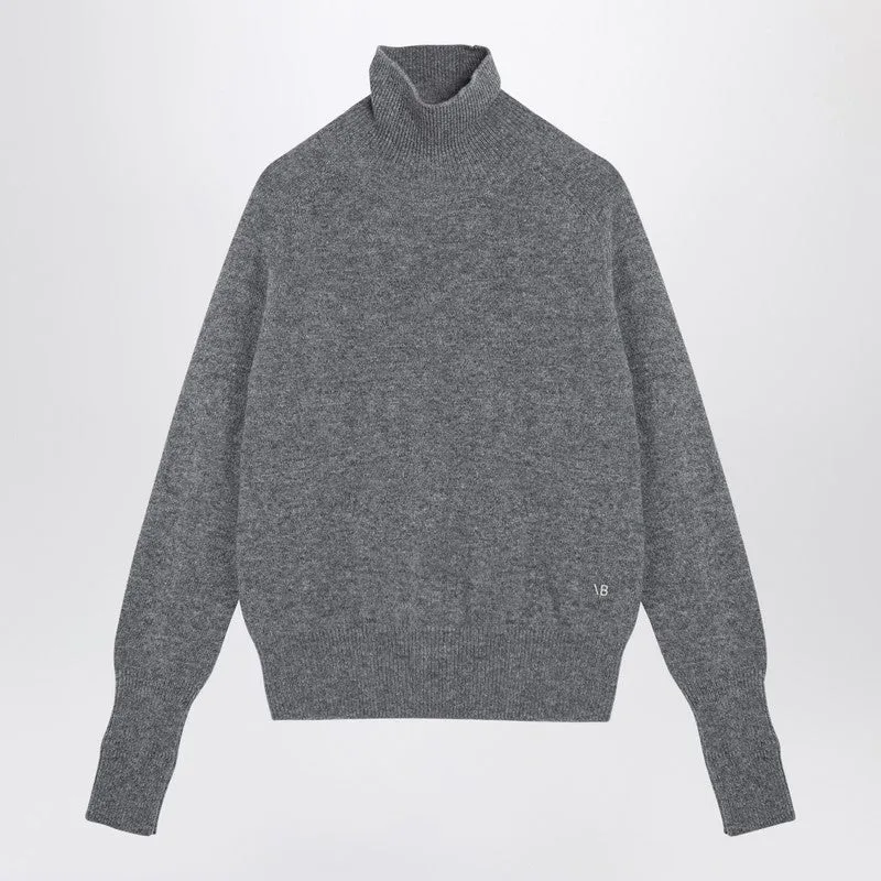 Victoria Beckham Grey wool turtleneck sweater sold by Lord & Taylor