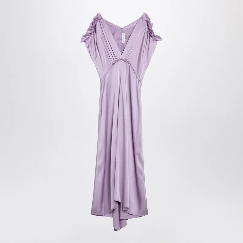 Victoria Beckham Petunia-coloured midi dress with ruffles sold by Lord & Taylor