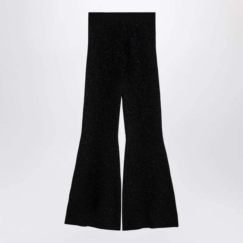 Palm Angels Black lurex viscose blend trousers sold by Lord & Taylor product image thumbnail 2