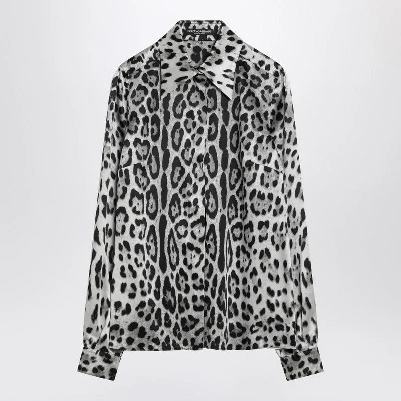 Dolce & Gabbana Dolce&Gabbana Leopard print silk shirt sold by Lord & Taylor