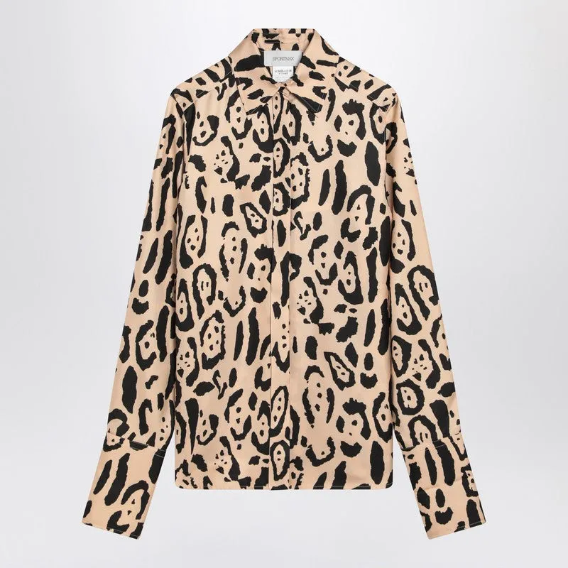 Sportmax Silk animal print shirt made by Sportmax