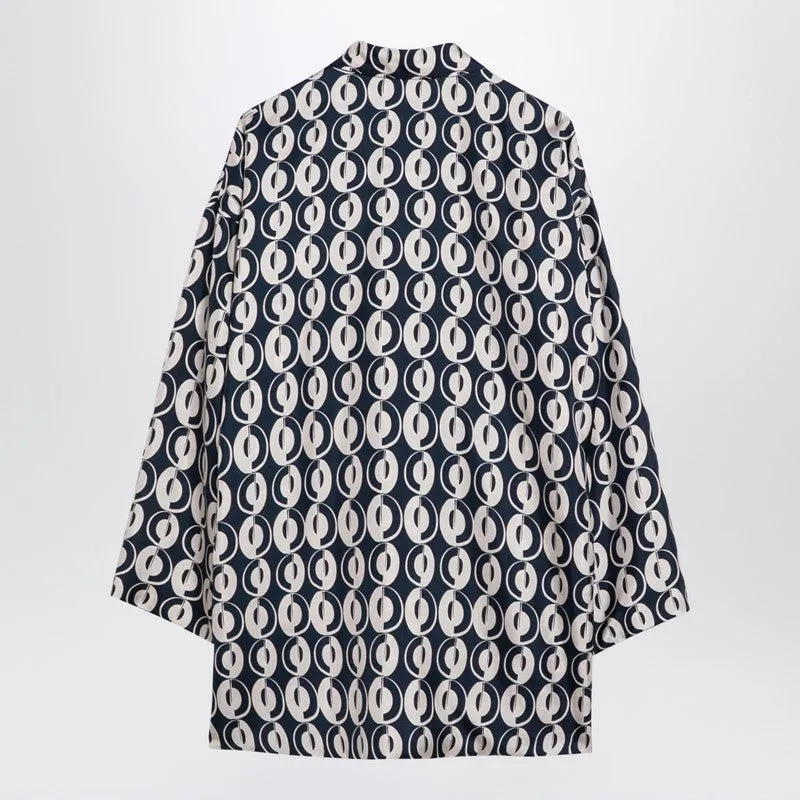 MAX MARA TIMELESS Reversible patterned silk blouse sold by Lord & Taylor