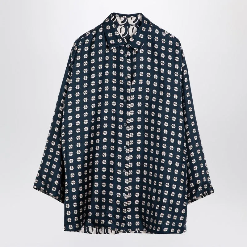 MAX MARA TIMELESS Reversible patterned silk blouse sold by Lord & Taylor product image thumbnail 2