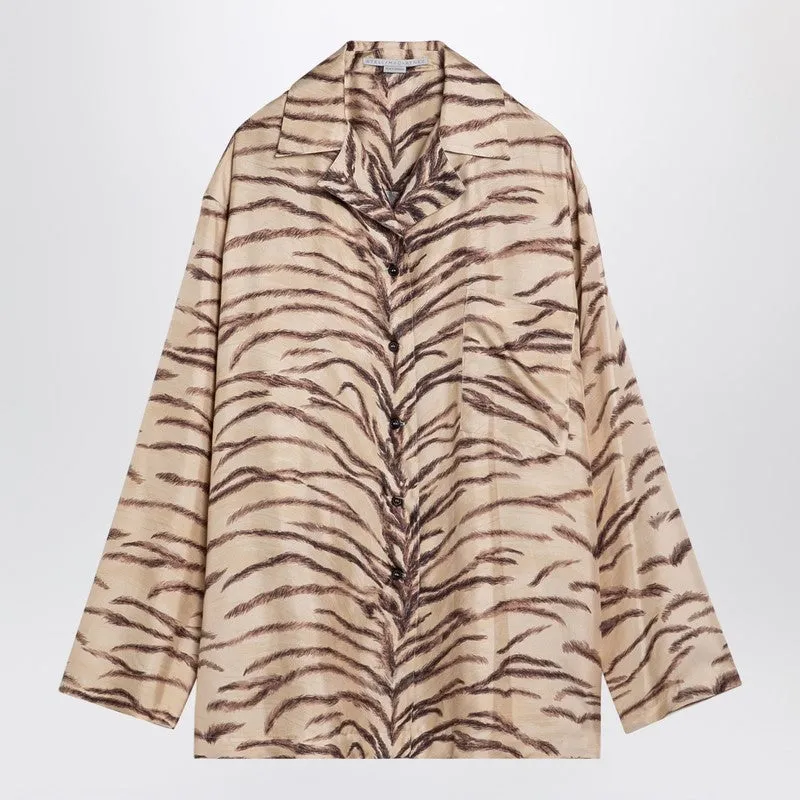 Stella McCartney Silk shirt with tiger print sold by Lord & Taylor