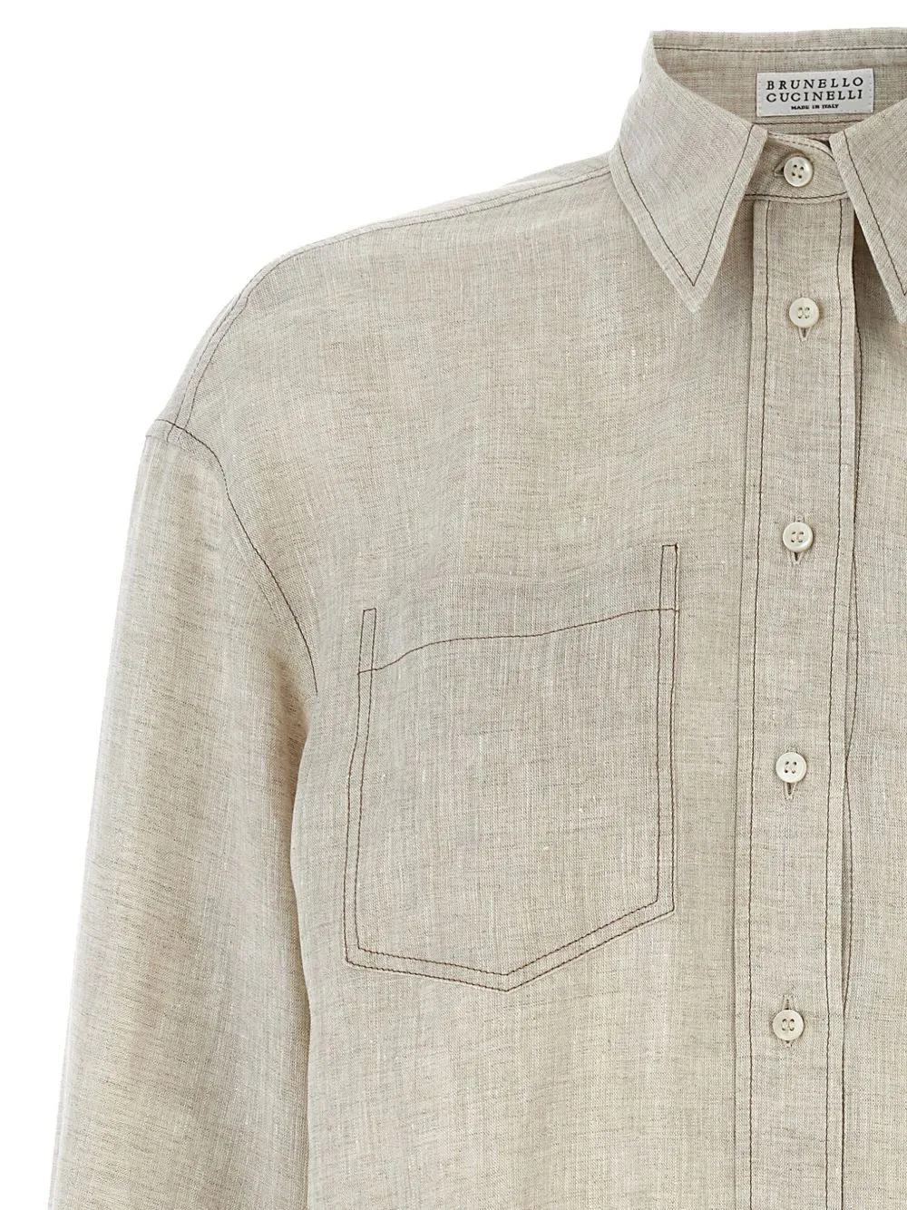 linen shirt sold by Lord & Taylor product image thumbnail 2