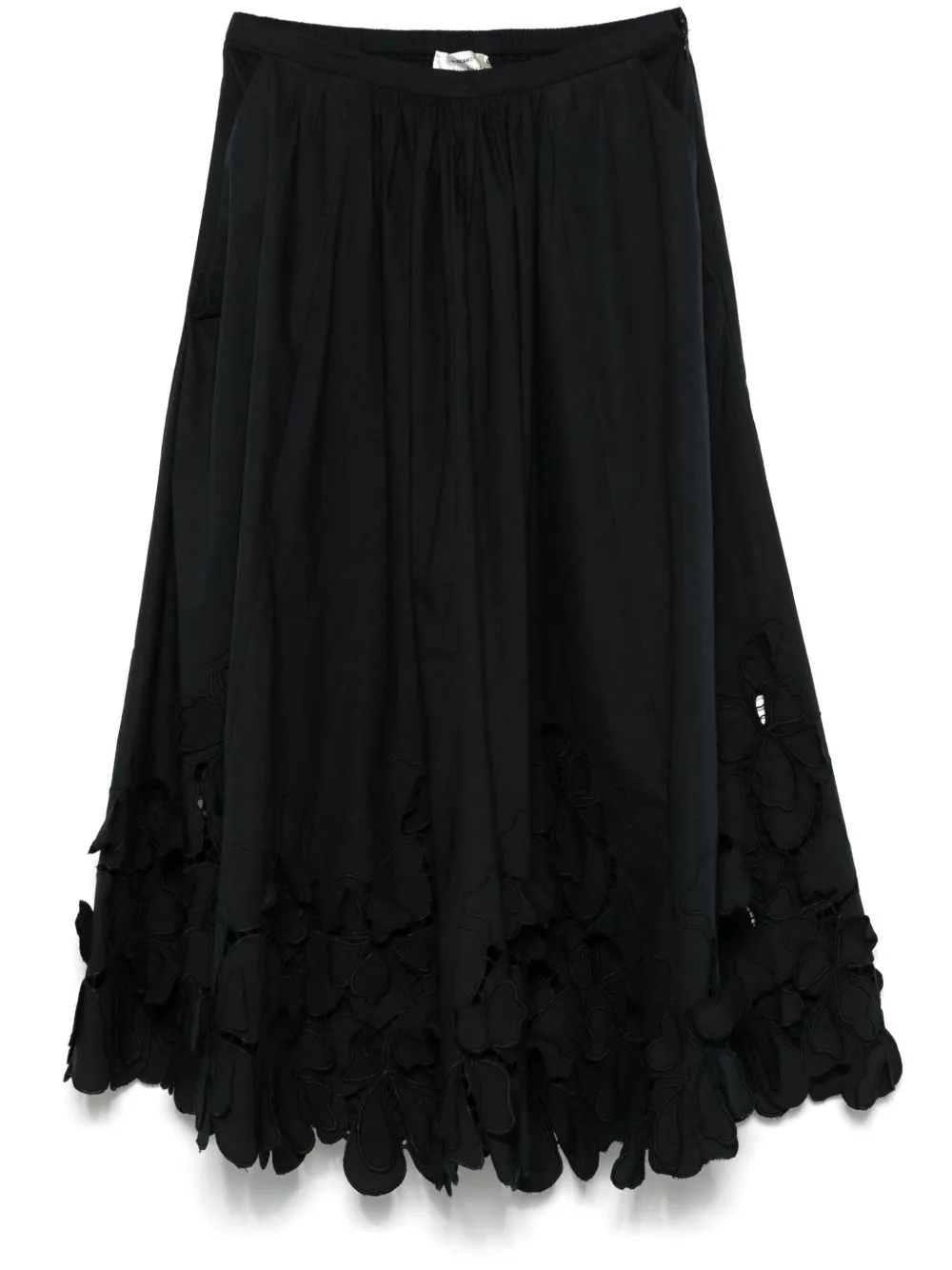 Midi skirt with floral applique sold by Lord & Taylor