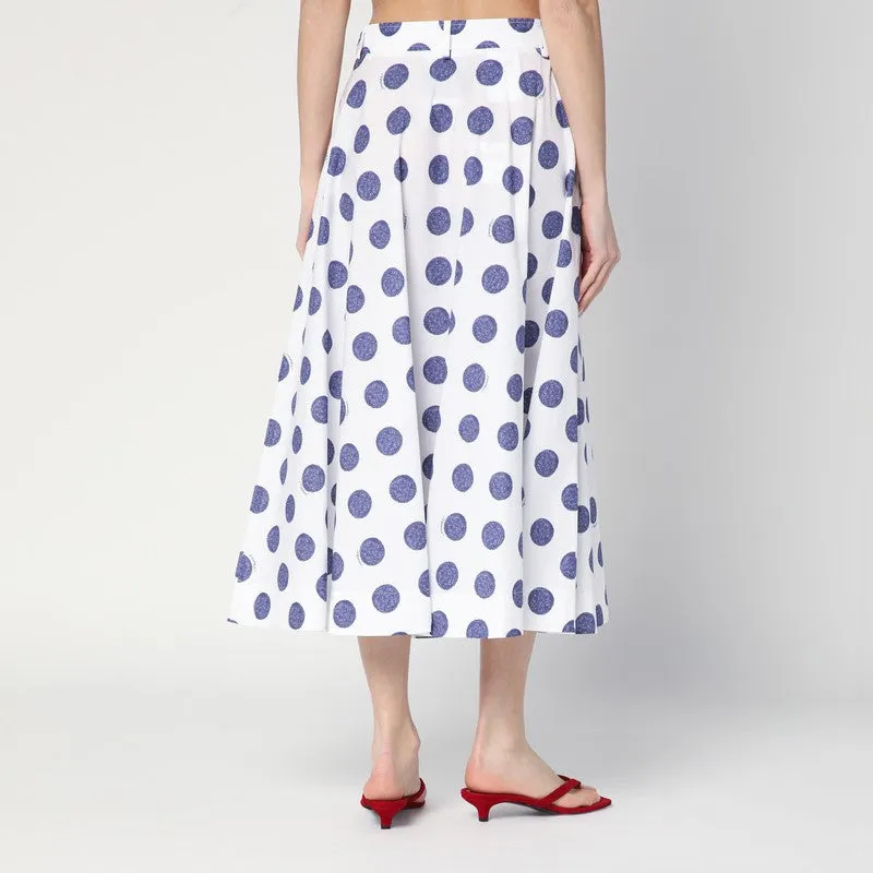Flared white skirt with polka dots sold by Lord & Taylor product image thumbnail 2
