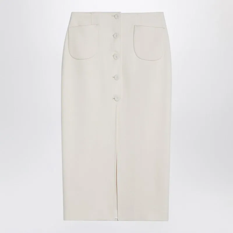 White Jagger midi skirt sold by Lord & Taylor