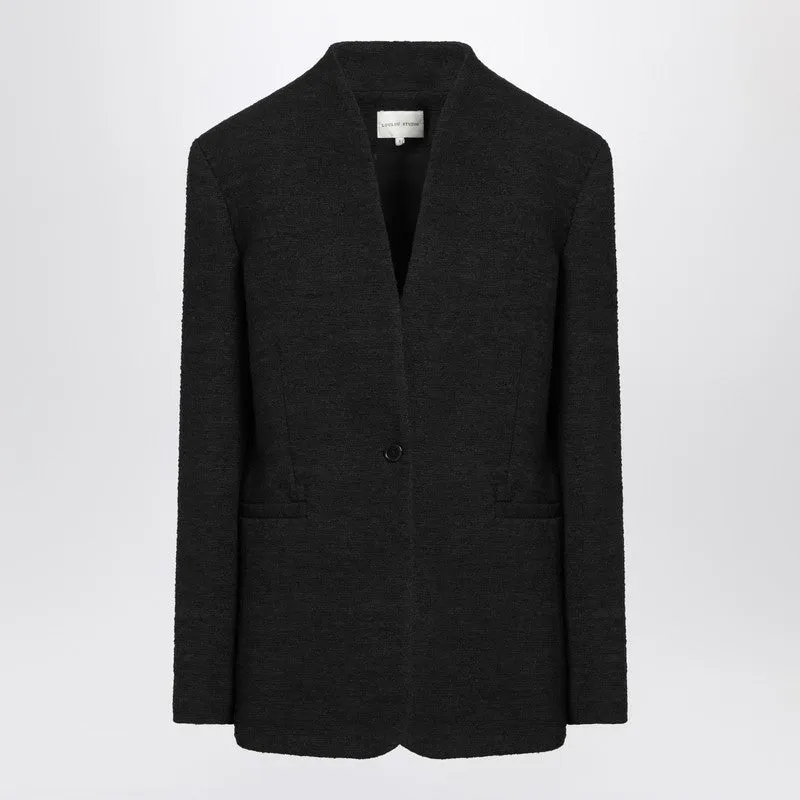 Loulou Studio Black single-breasted bouclé jacket sold by Lord & Taylor