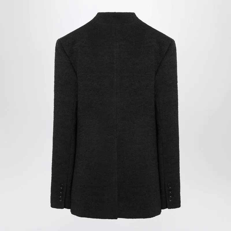 Loulou Studio Black single-breasted bouclé jacket sold by Lord & Taylor product image thumbnail 2