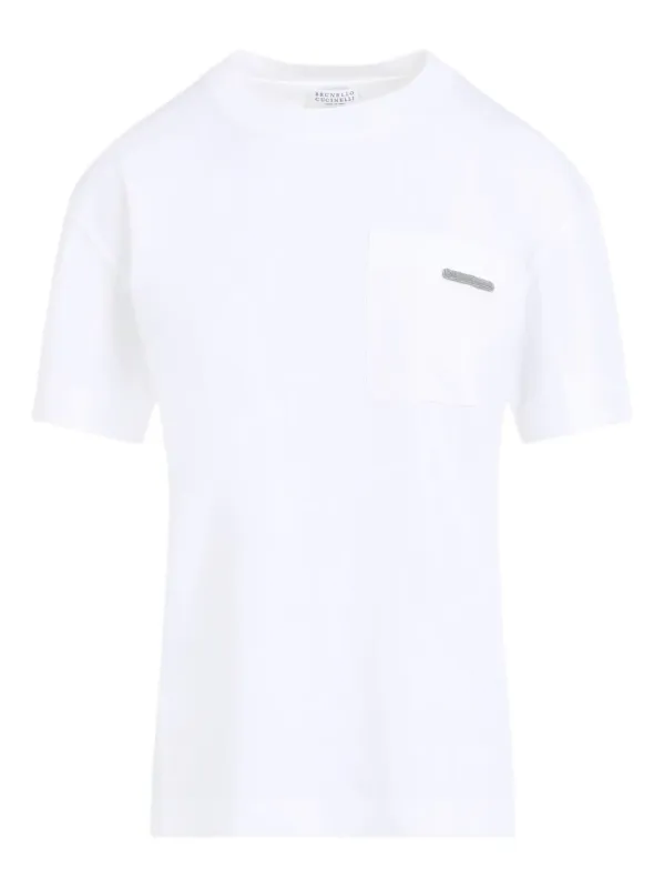 T-shirts and Polos White made by Brunello Cucinelli