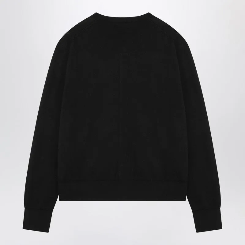 Black cotton blend cardigan sold by Lord & Taylor