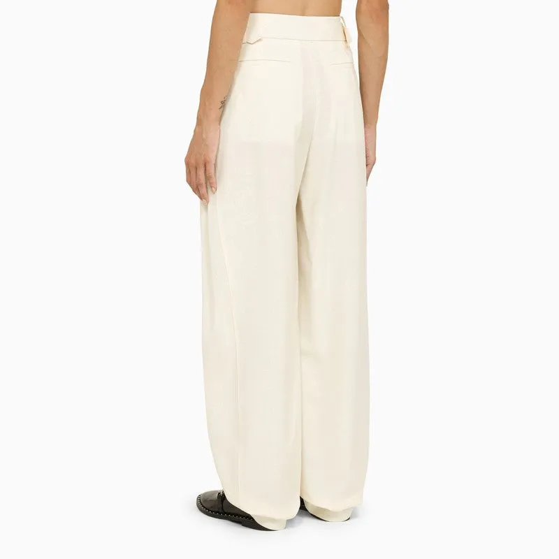 Stella McCartney Cream wool baggy trousers sold by Lord & Taylor product image thumbnail 2