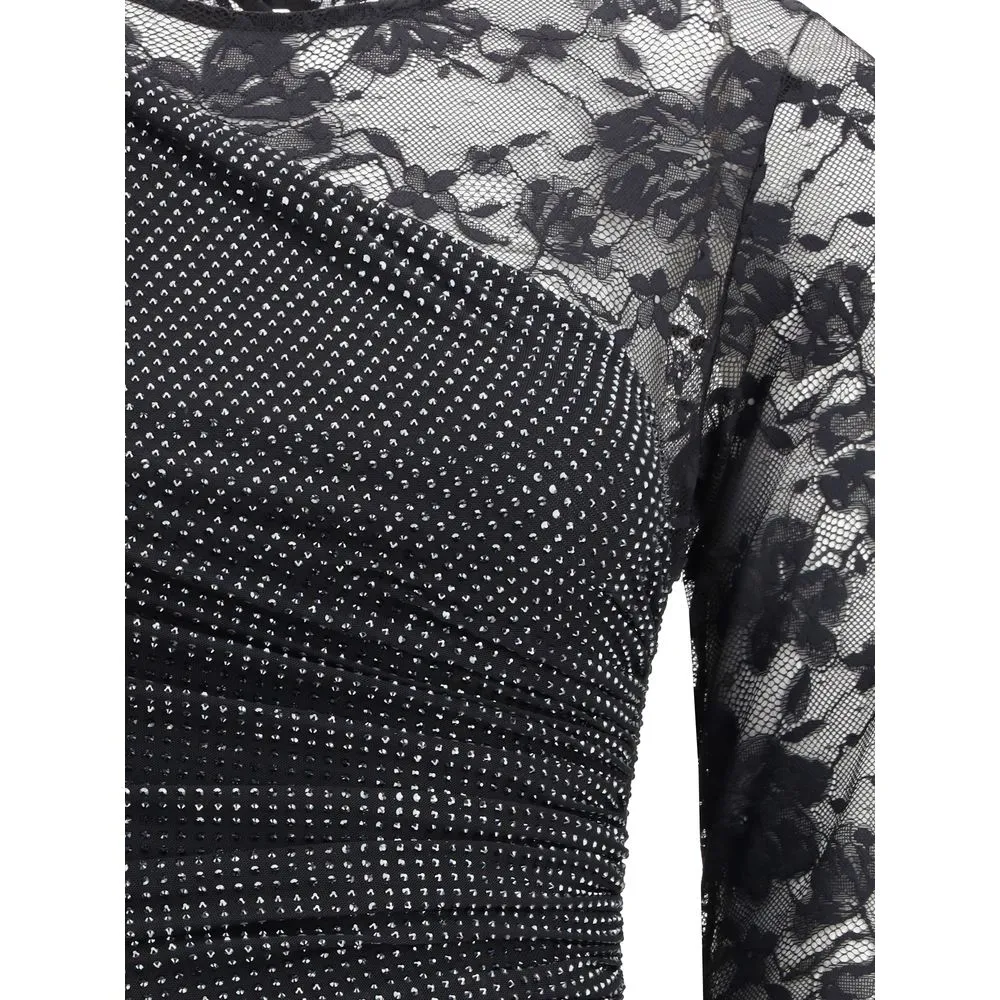 Lace and rhinestone long Dress sold by Lord & Taylor product image thumbnail 3