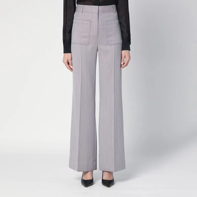 Pantalone Alina grey in wool sold by Lord & Taylor