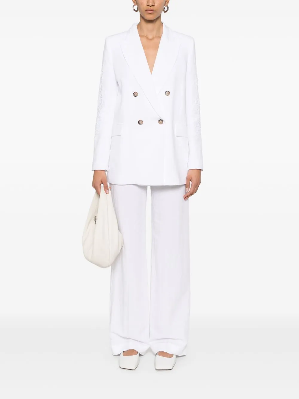 Trousers White sold by Lord & Taylor product image thumbnail 4