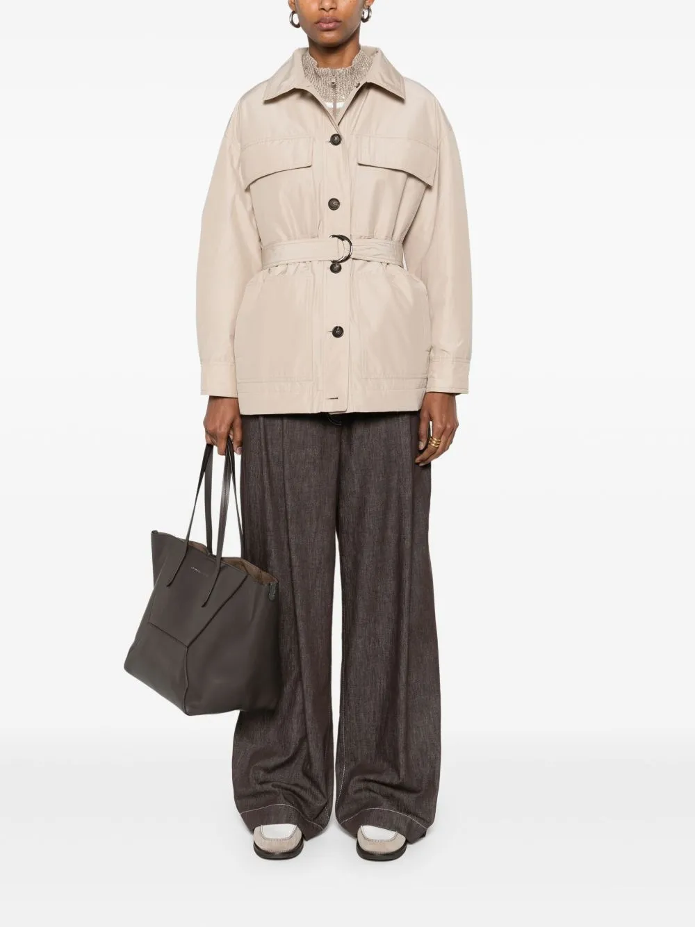 Coats Beige sold by Lord & Taylor product image thumbnail 2