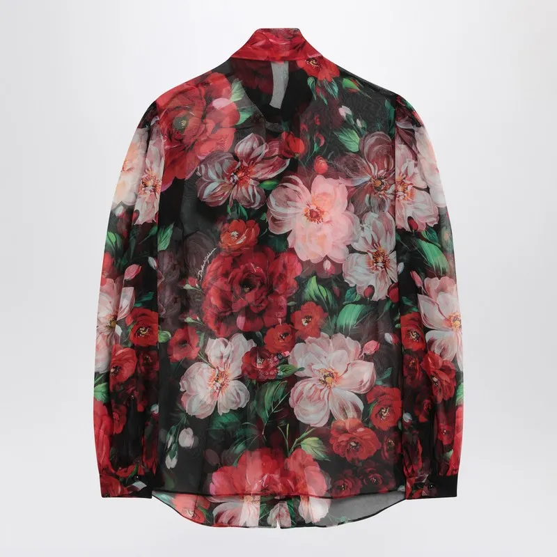 Dolce&Gabbana Shirt with bow in chiffon with Floral print sold by Lord & Taylor product image thumbnail 2