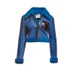 Leather Jacket With Shearling And Brown Leather Utility Details sold by Lord & Taylor