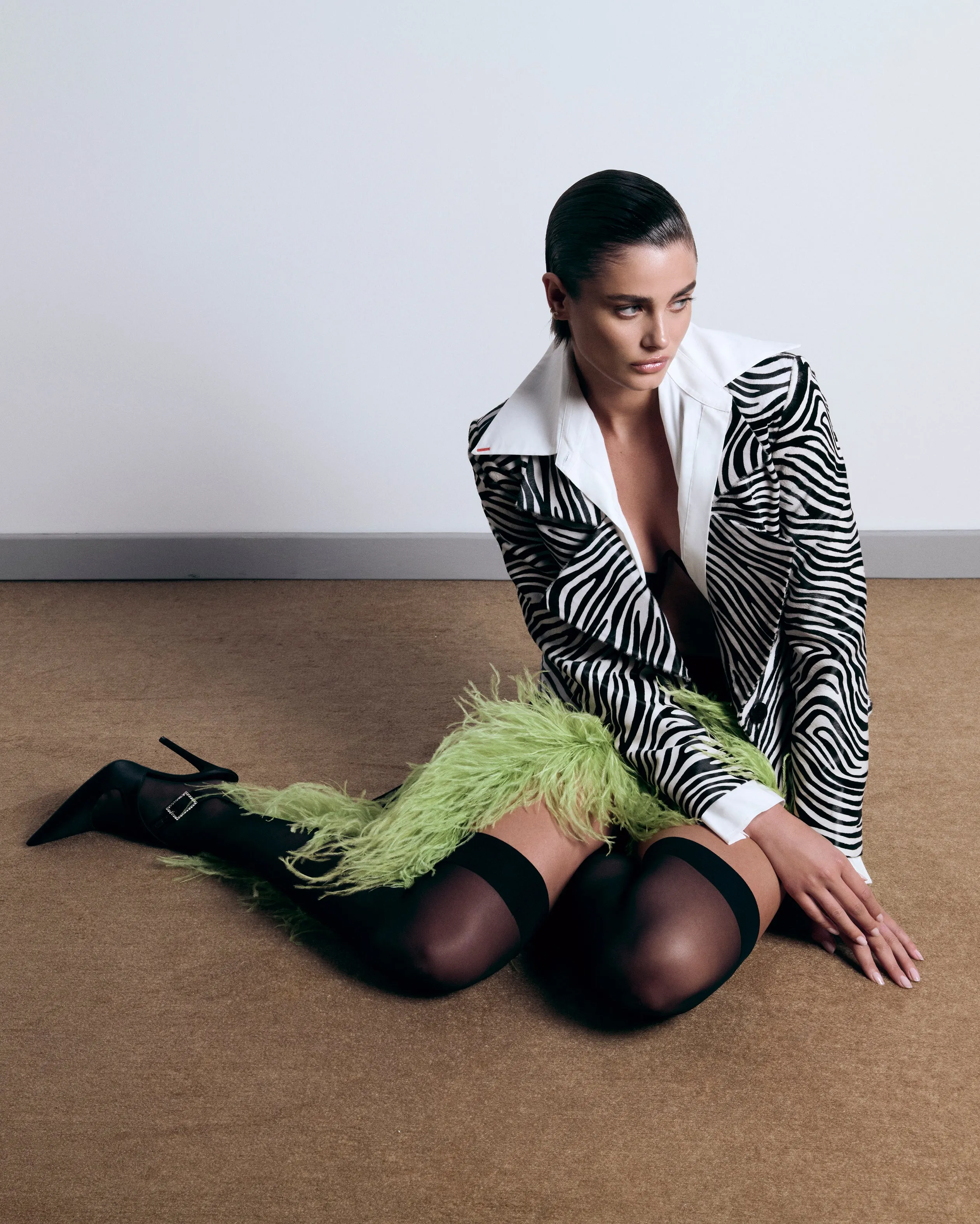 Zebra Print Pony Hair Blazer Jacket sold by Lord & Taylor product image thumbnail 3