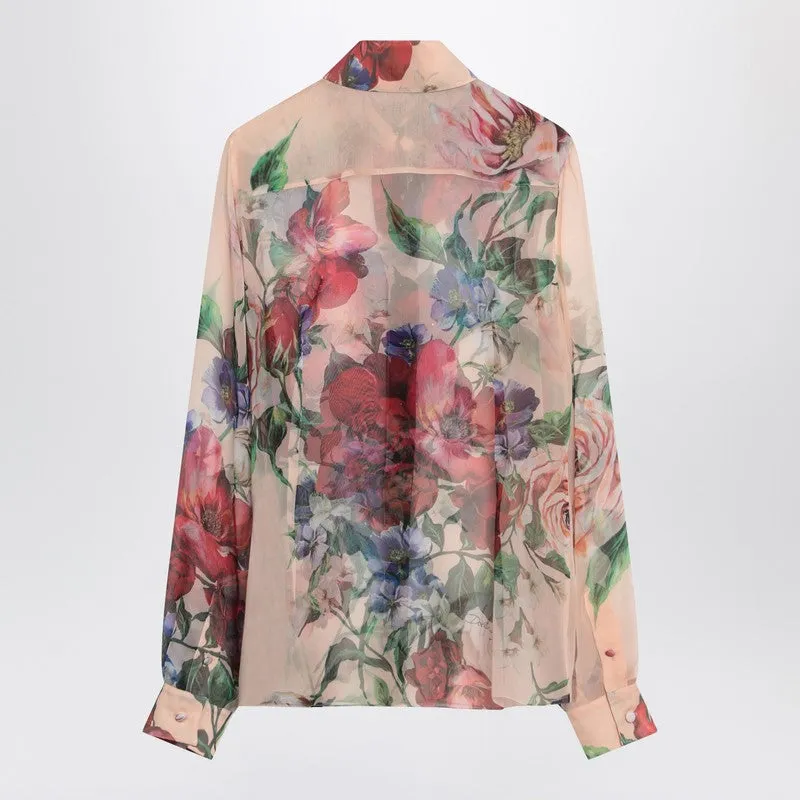 Dolce&Gabbana Floral-print silk shirt sold by Lord & Taylor product image thumbnail 2