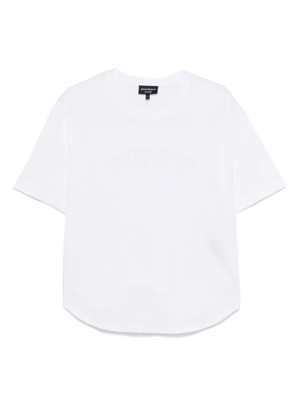 logo print T-shirt sold by Lord & Taylor