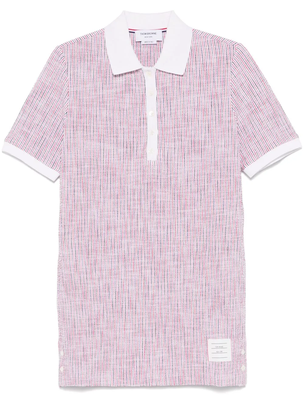 Appliquéd striped cotton-blend tweed mini dress sold by Lord & Taylor