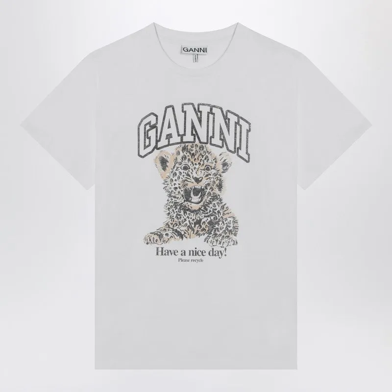 White T-shirt with leopard print sold by Lord & Taylor