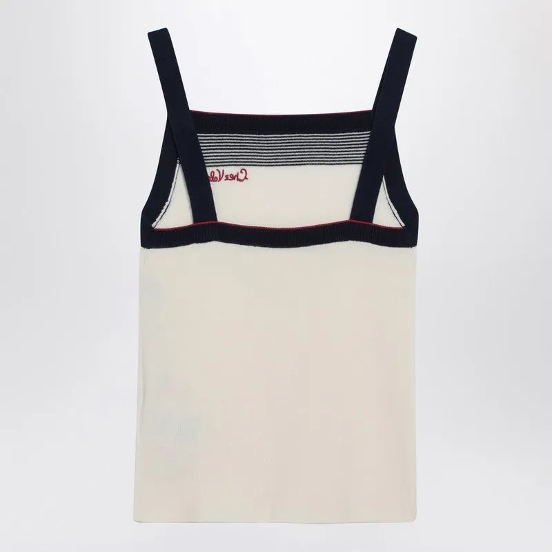 Top with Chez Valentino embroidery in wool sold by Lord & Taylor product image thumbnail 2