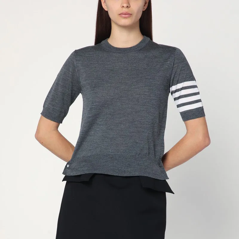 Grey sweater in virgin wool sold by Lord & Taylor