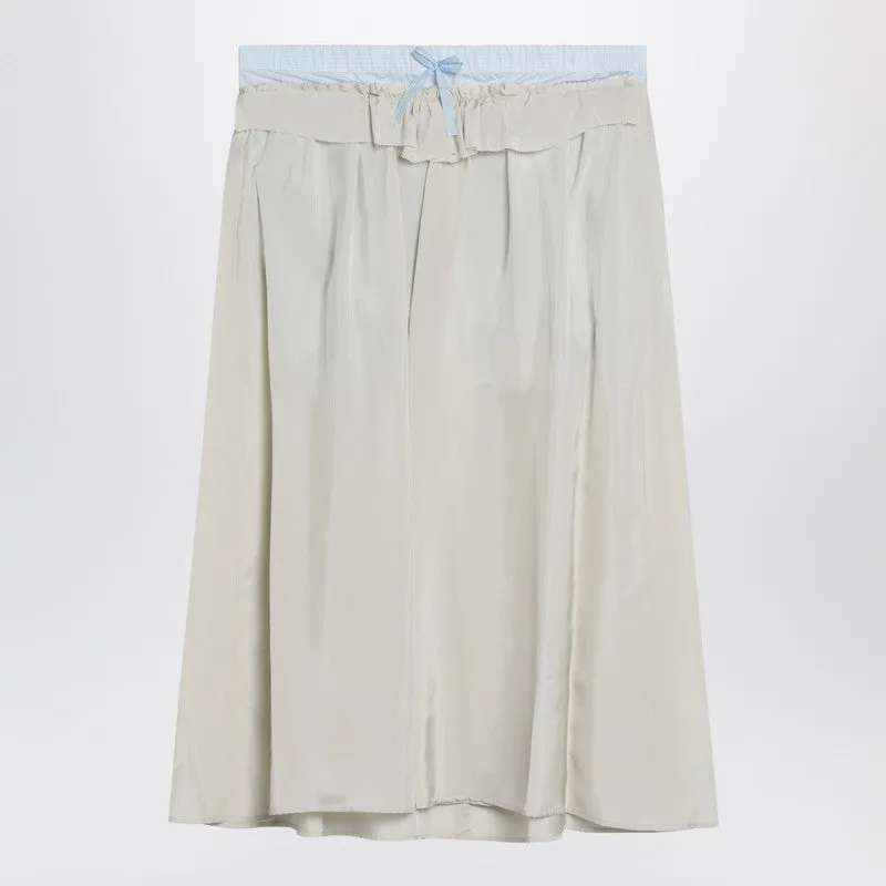 Beige aloe Anonymity of the lining skirt sold by Lord & Taylor
