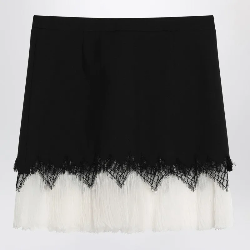 Mini skirt with black/ivory spider lace sold by Lord & Taylor product image thumbnail 2