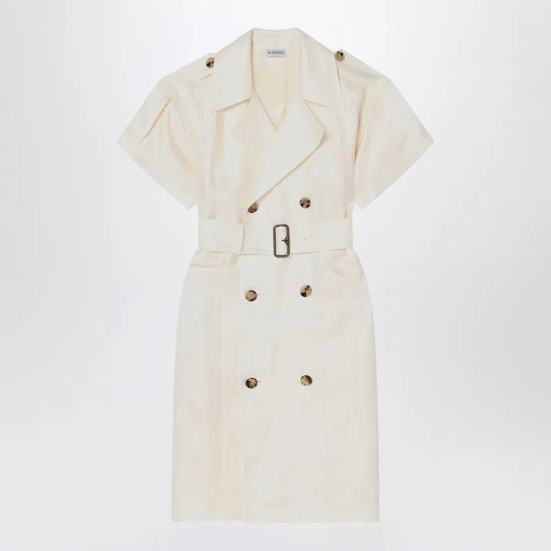 Ivory trench dress in viscose sold by Lord & Taylor
