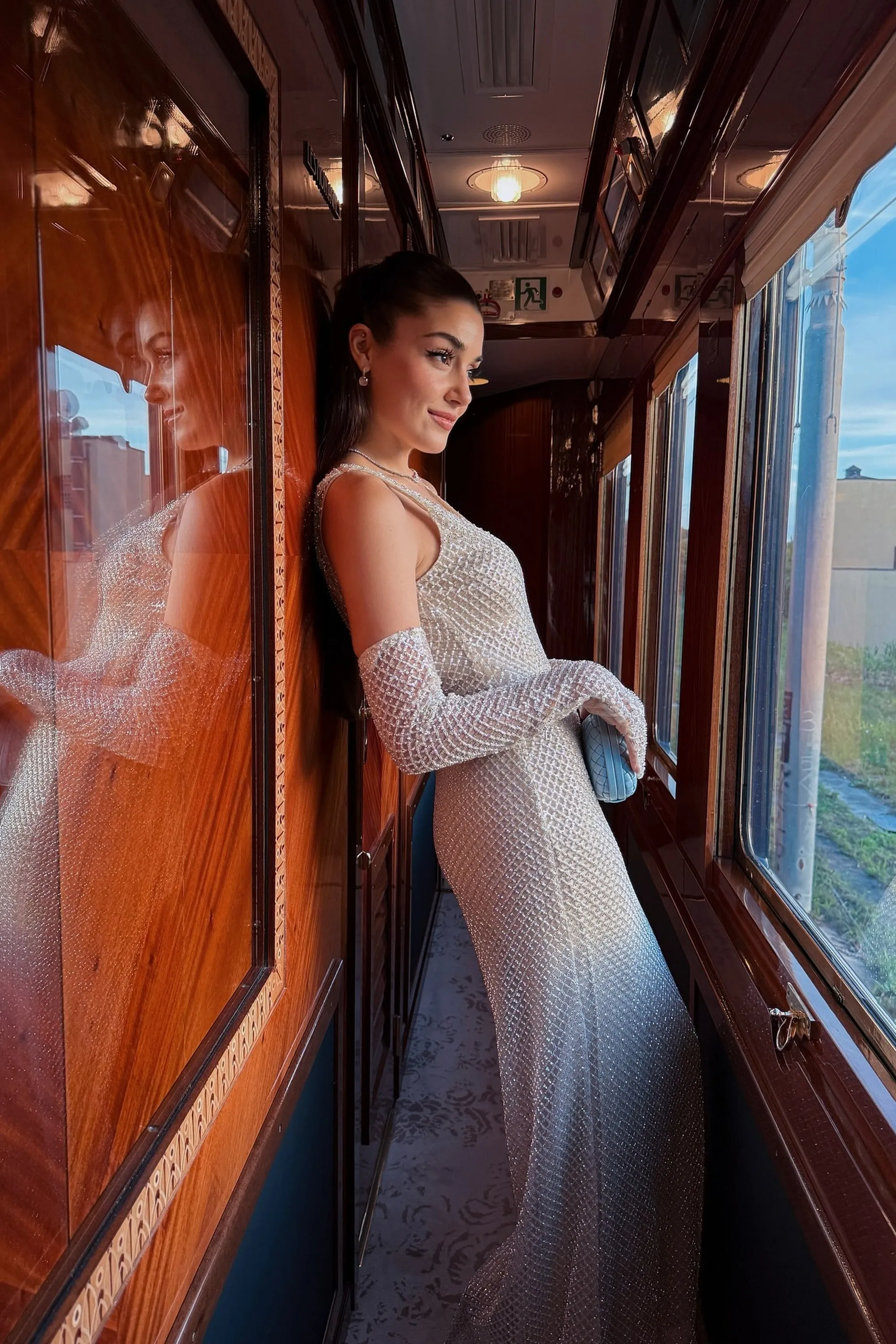 Gold Beaded Embroidered Maxi Dress sold by Lord & Taylor