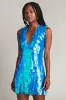 Birdie Sequin Fringe Mini Dress sold by Lord & Taylor
