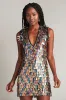 Birdie Sequin Fringe Mini Dress sold by Lord & Taylor