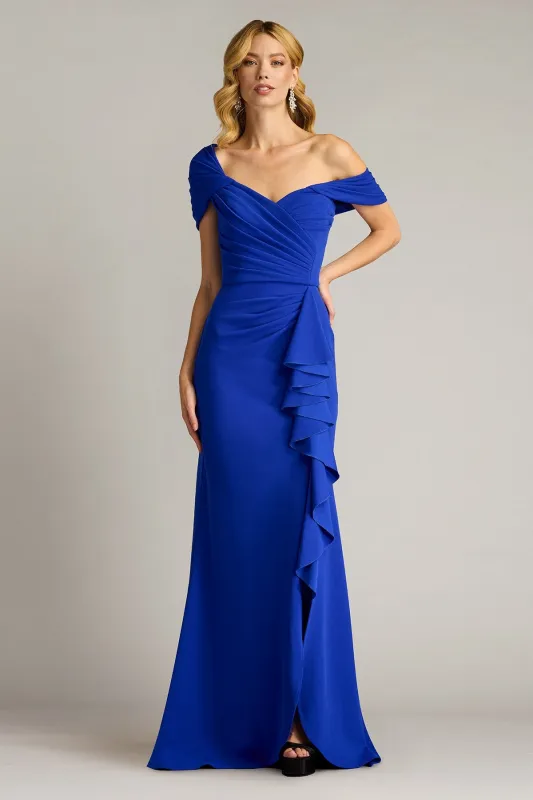 Drea Waterfall Flounce Gown sold by Lord & Taylor