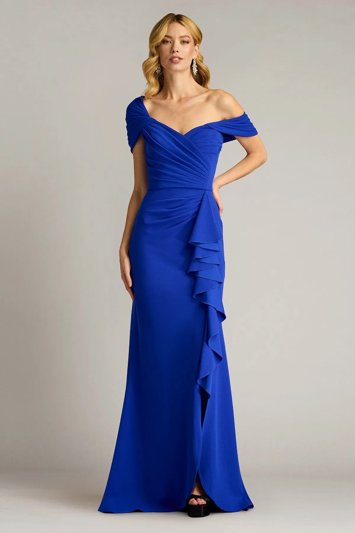 Drea Waterfall Flounce Gown sold by Lord & Taylor