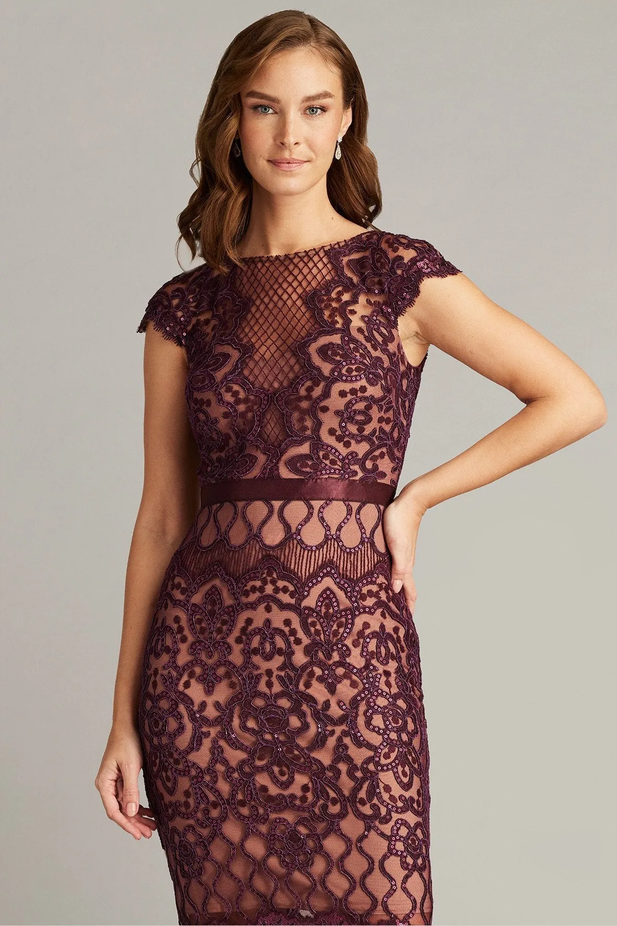 Miranda Sequin Embroidered Dress sold by Lord & Taylor product image thumbnail 2