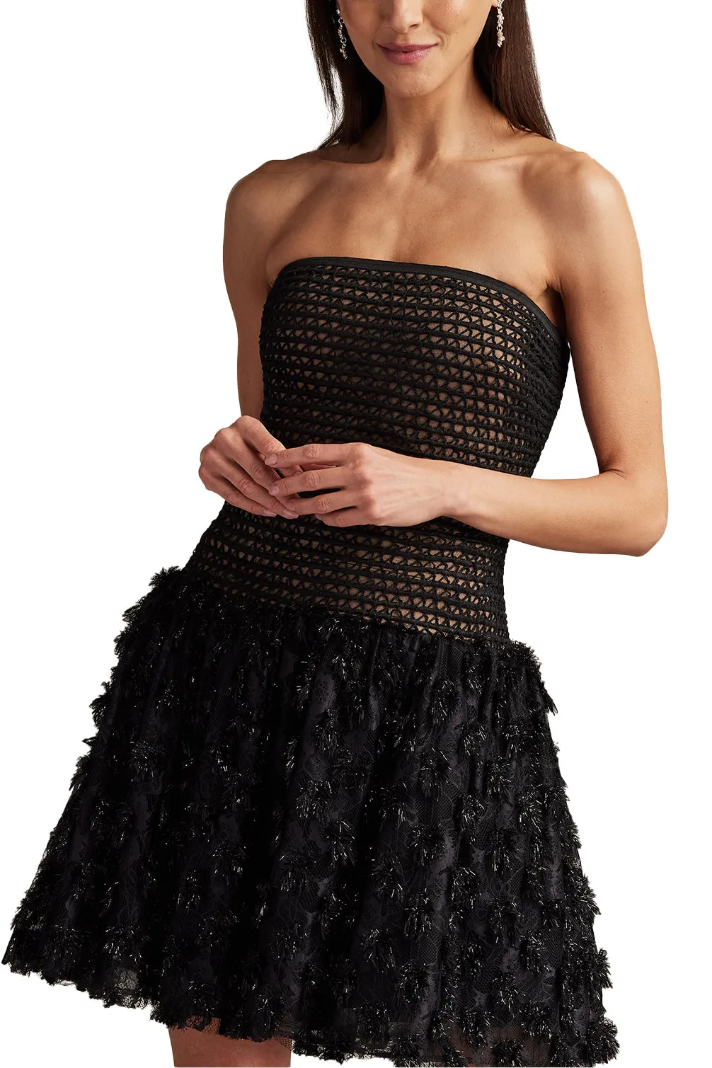 Lula Flower Embellished Mini Dress sold by Lord & Taylor product image thumbnail 5
