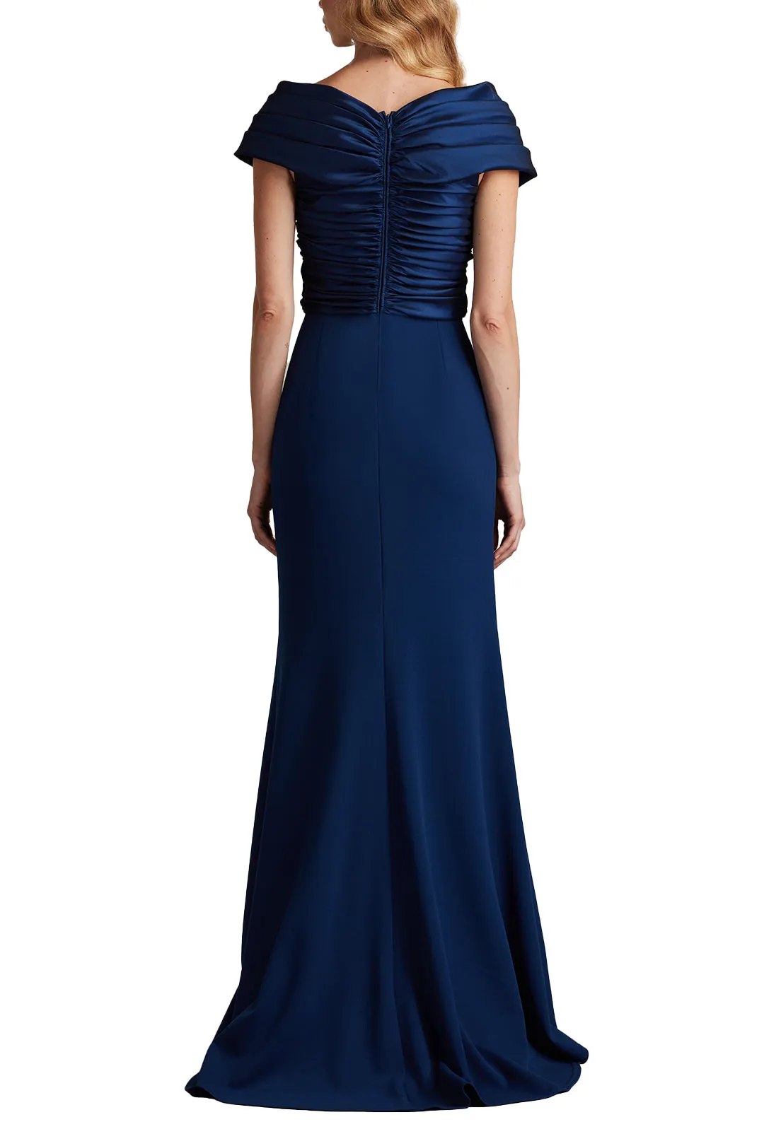 Benz Pleated Portrait Collar Gown sold by Lord & Taylor product image thumbnail 2