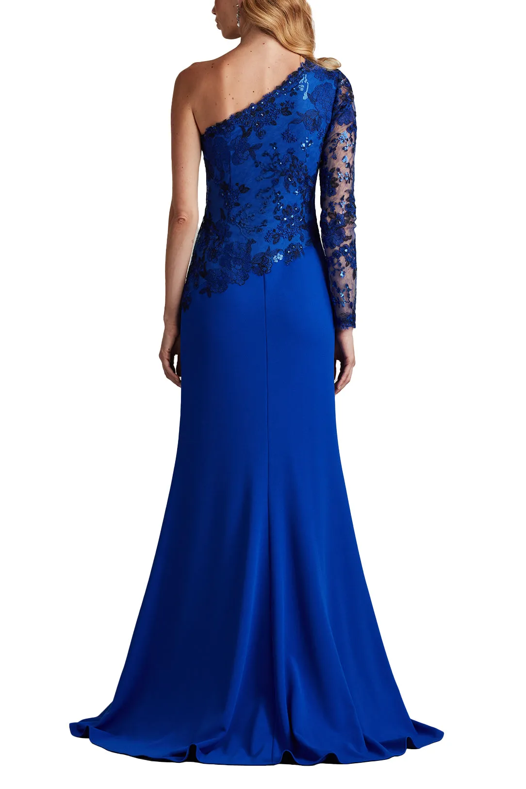 Abner One Shoulder Embroidered Bodice Gown sold by Lord & Taylor product image thumbnail 4