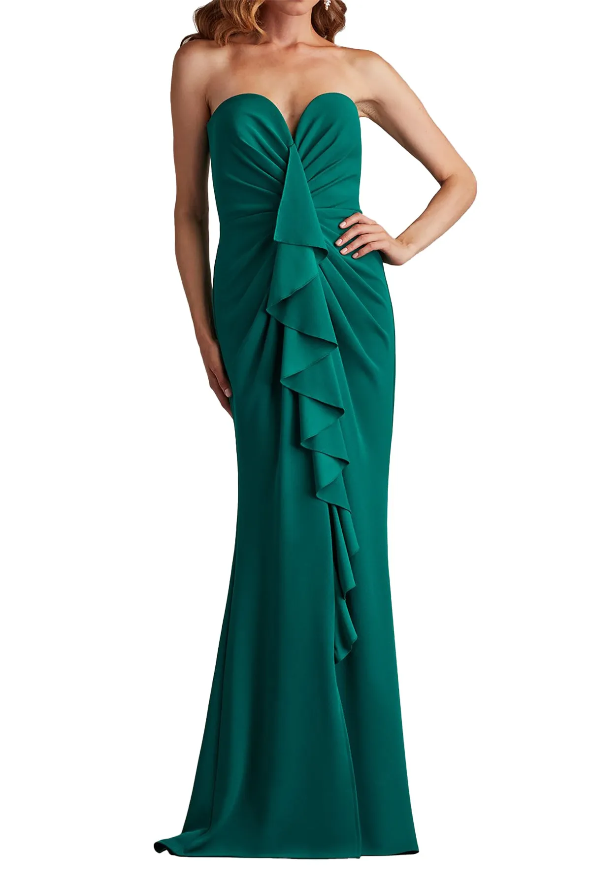 Mallam Waterfall Drape Gown sold by Lord & Taylor product image thumbnail 4