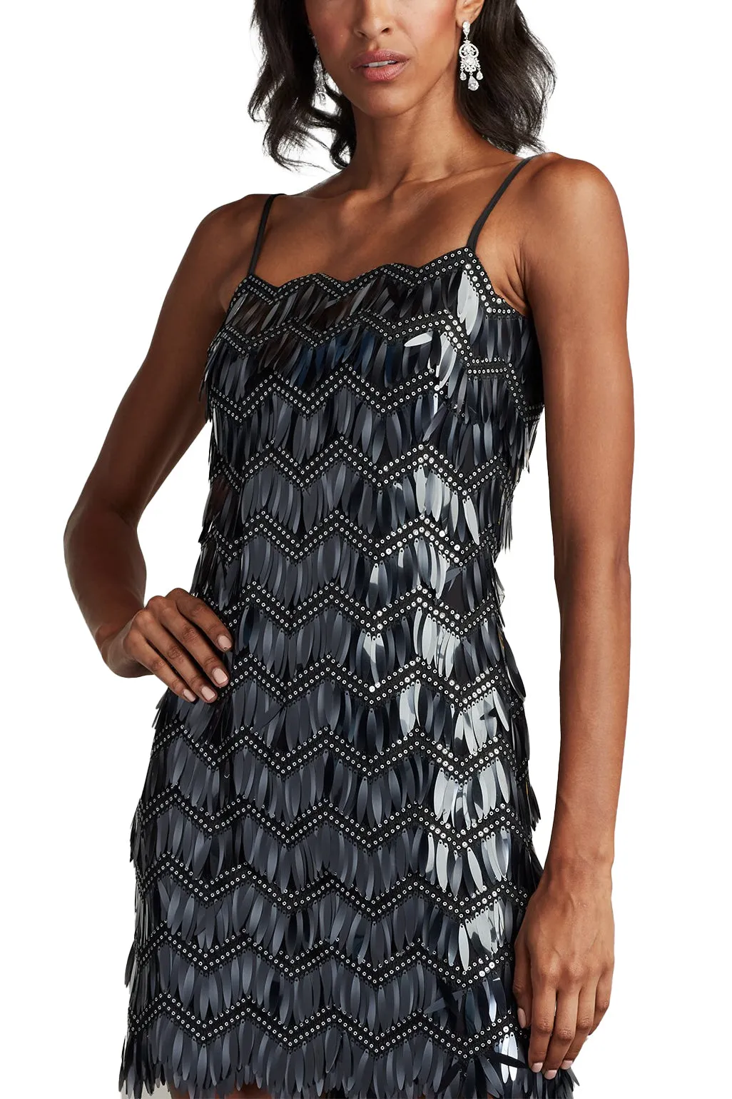 Colie Sequin Fringe Mini Dress sold by Lord & Taylor product image thumbnail 4