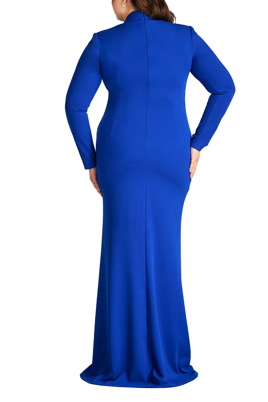 Markum Long-Sleeve Flounce Gown - PLUS SIZE sold by Lord & Taylor product image thumbnail 2