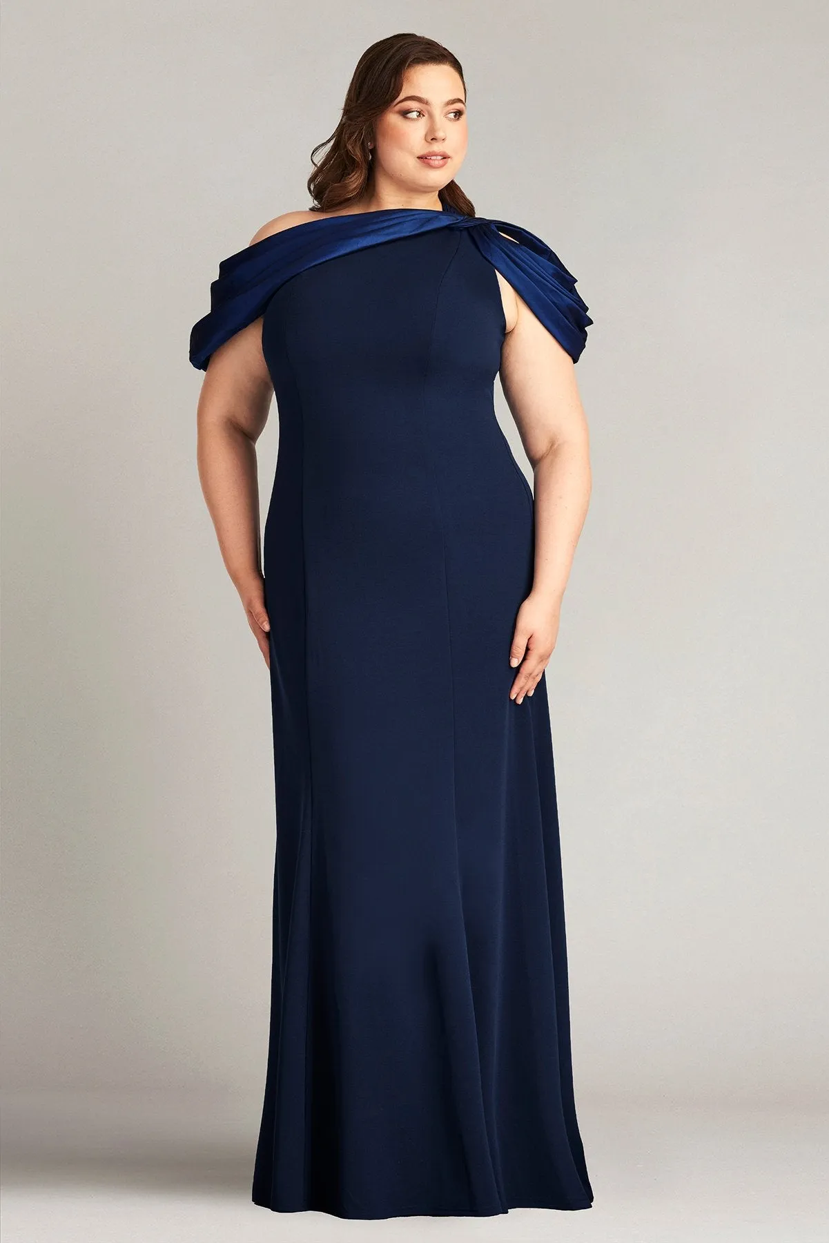 Carlene Shoulder Drape Gown - PLUS SIZE sold by Lord & Taylor product image thumbnail 4
