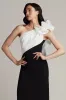 Aria One-Shoulder Ruffle Gown sold by Lord & Taylor